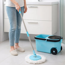 360° Spin Mop with Super Absorbent Microfiber Heads (1 Set) - Justgrabit Inc.