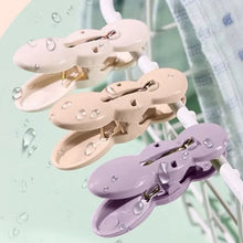 Clothes Drying Rope with Multipurpose Cloth Clips (1 Set) - justgrabit.in | Just Grab It