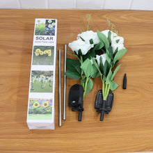 Solar Powered Decorative Garden Flower Lights Set of 2 - justgrabit.in | Just Grab It