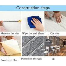 Wallpaper 3D Foam Wallpaper Sticker Panels (76 x 70 Cm / 1 Pc) - justgrabit.in | Just Grab It