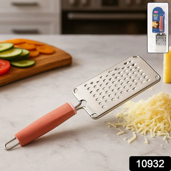 Supermom Stainless Steel Multipurpose Vegetable and Cheese Grater with Soft Grip Handle (1 Pc) - justgrabit.in | Just Grab It
