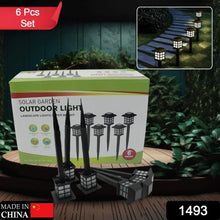 Big Solar Outdoor Lights, 6 Pack Waterproof Solar Pathway Lights, 10 Hrs Long - Lasting LED Landscape Lighting Solar Garden Lights, Solar Lights for Walkway Path Driveway Patio Yard & Lawn (6 Pc Set) - Justgrabit Inc.