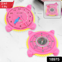 2 - in - 1 Navigation / Direction North - South Compass with Clock (1 Pc) - justgrabit.in | Just Grab It