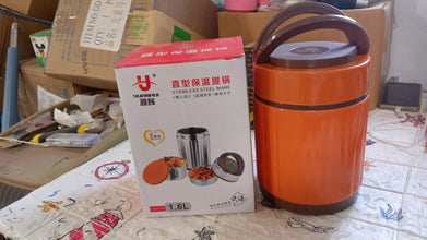 Leak - proof Thermos Flask For Hot Food, Warm Soup Cup, Vacuum Insulated Lunch Box, Food Box for Thermal Container For Food Stainless Steel - justgrabit.in | Just Grab It
