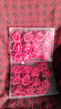 Flower Rose Hair Pin/Clip – Velvet Flower Design (12 Pcs Set, Red Color) - justgrabit.in | Just Grab It