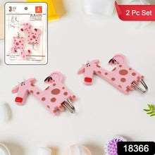 Multipurpose Self - Adhesive hooks (2 Pc Set / Mix Design) - justgrabit.in | Just Grab It