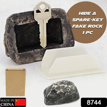 Realistic Fake Rock Key Hider – Weatherproof Outdoor Key Storage for Emergencies (1 Pc) - Justgrabit Inc.