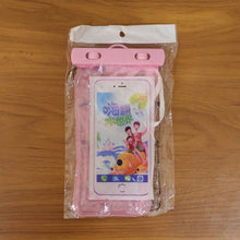 Pink Waterproof Phone Pouch Bag, Mobile cover (1 Pc) - justgrabit.in | Just Grab It