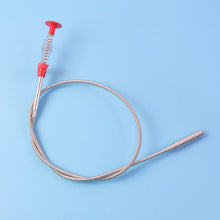 Flexible Spring Drain Cleaning Tool with Hand Grip (1 Pc / 90 Cm) - justgrabit.in | Just Grab It