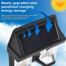 Outdoor Solar Wall Lamp Outdoor Waterproof High Quality Lamp Induction Garden Lamp Garden Villa Night Lamp Double Lamp Light (1 Pc) - Justgrabit Inc.