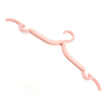 10 Pcs Portable Folding Clothes Hanger Creative Travel Easy to Carry Clothes Hanger for Adults and Children - justgrabit.in | Just Grab It