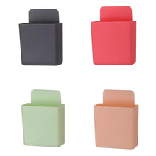Multipurpose Plastic Wall Mounted Remote & Mobile Holder Stand – (Pack of 4) - justgrabit.in | Just Grab It