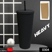 Reusable Studded Tumbler with Straw & Leak Proof Lid (1 Pc, Mix Colors) - Justgrabit Inc.