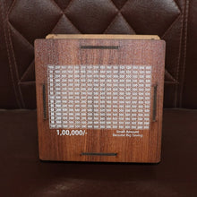 Big Wooden Savings Challenge Money Bank / Piggy Bank - (1 Pc) - justgrabit.in | Just Grab It