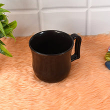 Premium Plastic Coffee / Tea Cups / Mug with Handle (1 Pc / With Color Box / Black) - justgrabit.in | Just Grab It