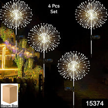 Colorful Multi Led Outdoor Solar Garden Lights (4 Pcs Set) - justgrabit.in | Just Grab It