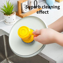 Handheld Soap Dispenser with Scrub (1 Set) - justgrabit.in | Just Grab It