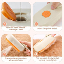 Electric Spray Handle Massage Brush, Hair Removal Brush Steam (1 Pc) - justgrabit.in | Just Grab It