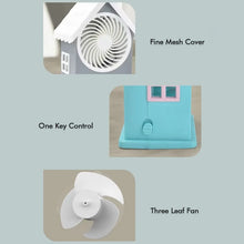 Mini House Fan House Design Rechargeable Portable Personal Desk Fan For Home , Office & Kids Use (Battery Not Include) - Justgrabit Inc.