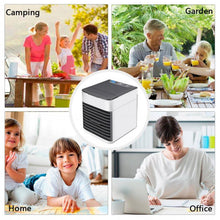Mini Portable Air Cooler with LED Light & Water Fill - justgrabit.in | Just Grab It