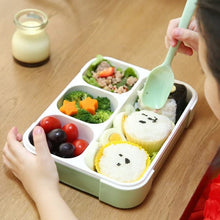Leak - Proof Lunch Box with 4 Compartments for School & Office Use - justgrabit.in | Just Grab It