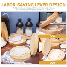 Small Wooden Dumpling Press Tool Tortilla Press Dough Dumpling (1 Pc) - justgrabit.in | Just Grab It