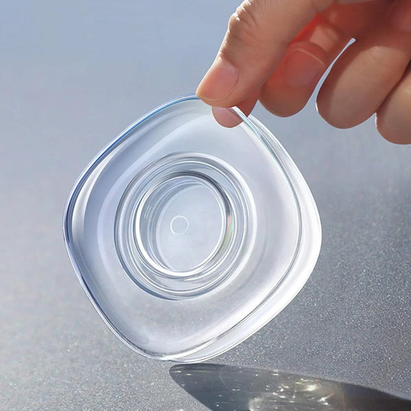 Multi Purpose Square Super Gel Pads for Holding Mobile & Spiral Cable Protector (1 Pc) - justgrabit.in | Just Grab It
