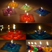 Candle Cup with Multi Shape, Diwali (Multicolor) (12 Pcs Set) - justgrabit.in | Just Grab It