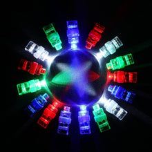 Light up Finger Tips, Clear Mini Rings, LED Glow Ring with Elastic Band (1 Pc) - justgrabit.in | Just Grab It