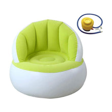 Kids inflatable sofa chair with backrest & Foot Air Pump (1 Set 85x74 Cm Approx) - justgrabit.in | Just Grab It