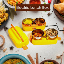 2Layer Electric Lunch Box for Office, Portable Lunch Warmer with Removable 4 Stainless Steel Container. - Justgrabit Inc.