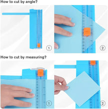 Paper Cutter, A5 Mini Paper Cutter, Portable Paper Cutting Machine (1 Pc / Mix Color) - Justgrabit Inc.