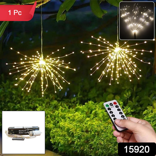 Remote Controlled Starburst Firework LED Hanging Decorative Light (1 Pc) - justgrabit.in | Just Grab It