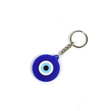 Evil Eye Rubber / Silicone Keychain (1 Pc / Blue Color) - justgrabit.in | Just Grab It