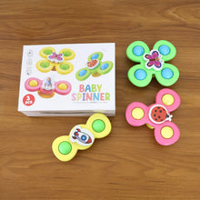 Colour Baby Spinner Toy Set – Suction Cup Sensory Spin Toys (3 Pc Set) - justgrabit.in | Just Grab It