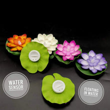Water Floating Smokeless Candles & Lotus Flowers Sensor Led TeaLight for Outdoor and Indoor Decoration - Pack of 6 Candle, Diwali (Pack of 6) - justgrabit.in | Just Grab It