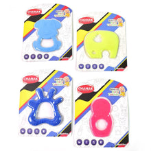 Silicone Baby Teether Pack of 1 (Mix Design & Color) - justgrabit.in | Just Grab It