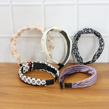 Women’s Ribbed Texture Knot Design Hairband (1 Pc / Mix Design) - justgrabit.in | Just Grab It