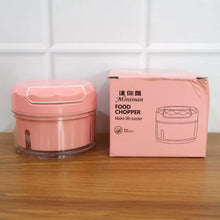 Manual Mini Food Processor Vegetable Chopper Hand Pull String Onion Chopper (1 Pc) - justgrabit.in | Just Grab It