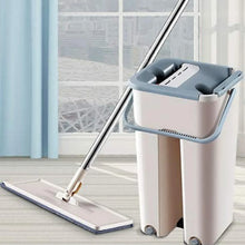 Scratch Cleaning MOP with 2 in 1 SELF Clean WASH Dry Hands Free Flat Mop - Justgrabit Inc.