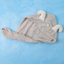 Cute Animal Ear Hooded Hair Drying Towel Wrap (1 Pc) - Justgrabit Inc.