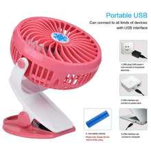 Mini USB Clip Fan widely used in summers for cool down rooms and body purposes.(Battery Not Include) - Justgrabit Inc.