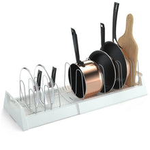 Pots and Pans Organizer Rack for Under Cabinet - justgrabit.in | Just Grab It