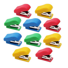 Mini Stapler Set Staples – Assorted Colors | No.10 Staplers with Pins (20 pcs Set) - justgrabit.in | Just Grab It