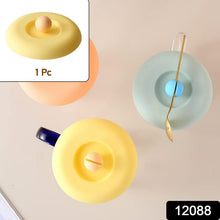 Cup/Mug Lid Dust Proof Silicone Rubber Airtight Seal (Lid Only, 1 Pc) - justgrabit.in | Just Grab It