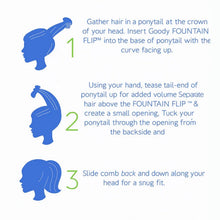 Volumizing Hair Bun Comb Clip (1 Pc) - justgrabit.in | Just Grab It