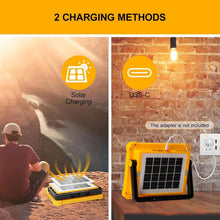 High - Brightness Solar LED Flood Light with Power Bank (1 Pc) - justgrabit.in | Just Grab It