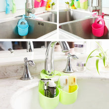 Double Layer Sink Hanging Storage Basket (1 Pc) - justgrabit.in | Just Grab It