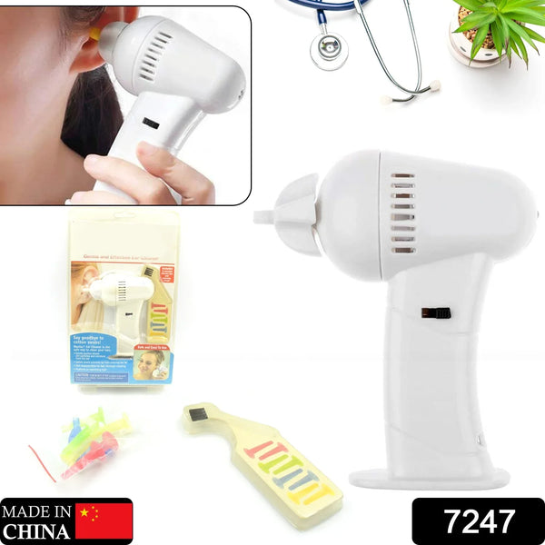 Vacuum Ear Cleaning System Clean Ears Care Removel Tool Earpick Cleaner Vacuum Removal Kit Safe Gentle Hygienic with 8 Silicon Cleaner Clips and Cleaning Brush - Justgrabit Inc.
