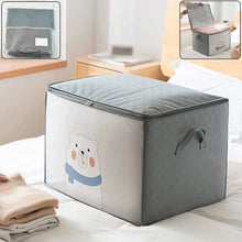 Clothes Storage Bag with Zipper & Handles - Justgrabit Inc.